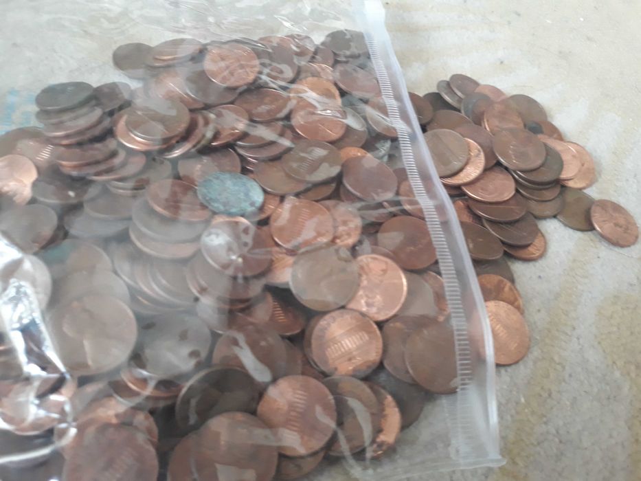 Colectie Centi americani  300 bucati ani diversi