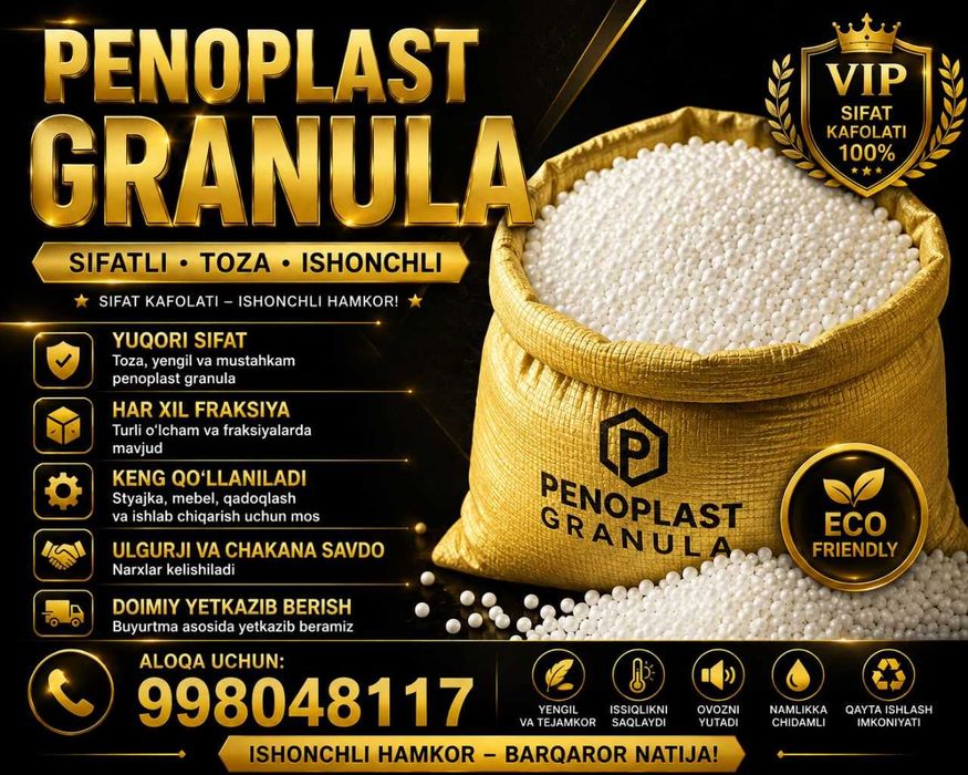 Granula polistirol drabilka.  Гранула полистирол драбленка. Шарики
