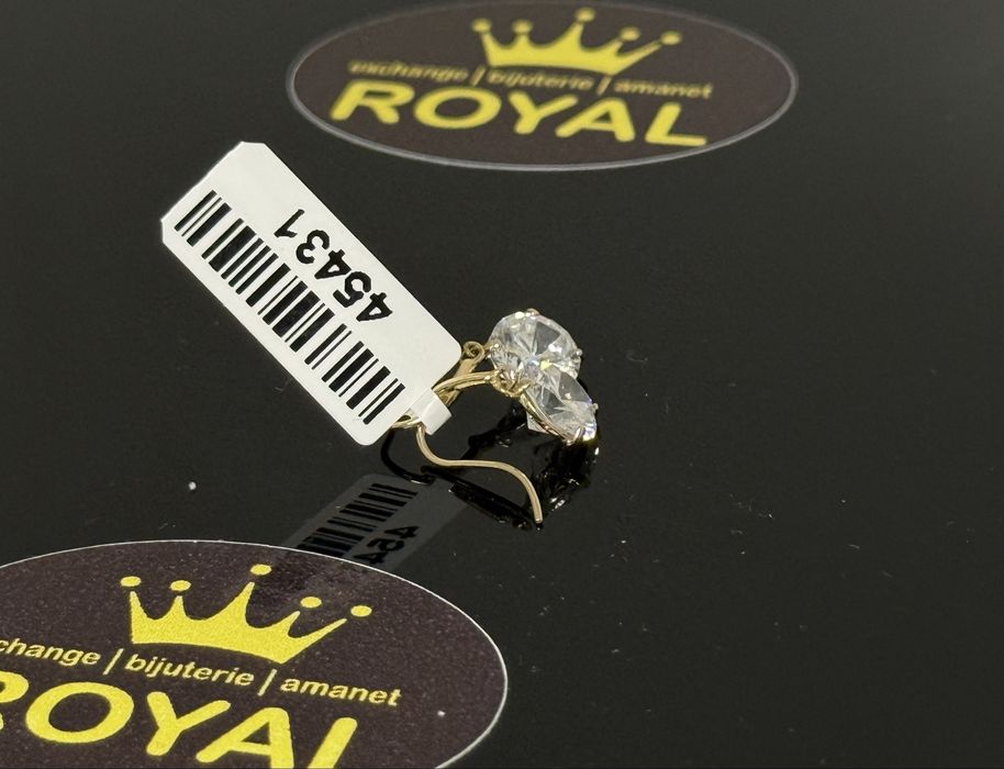 Bijuteria ROYAL : Cercei AUR 14K NOU / 1.33 GR