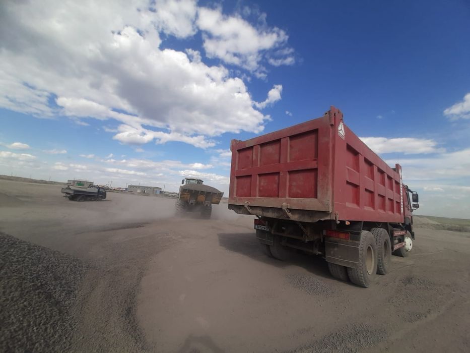 грузоперевозки Щебень галька отсев песок  Астана  вывоз мусора