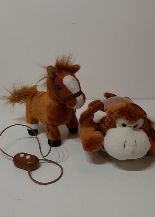 !!! Музикална плюшена  играчка+зайче-възглавничка+конче