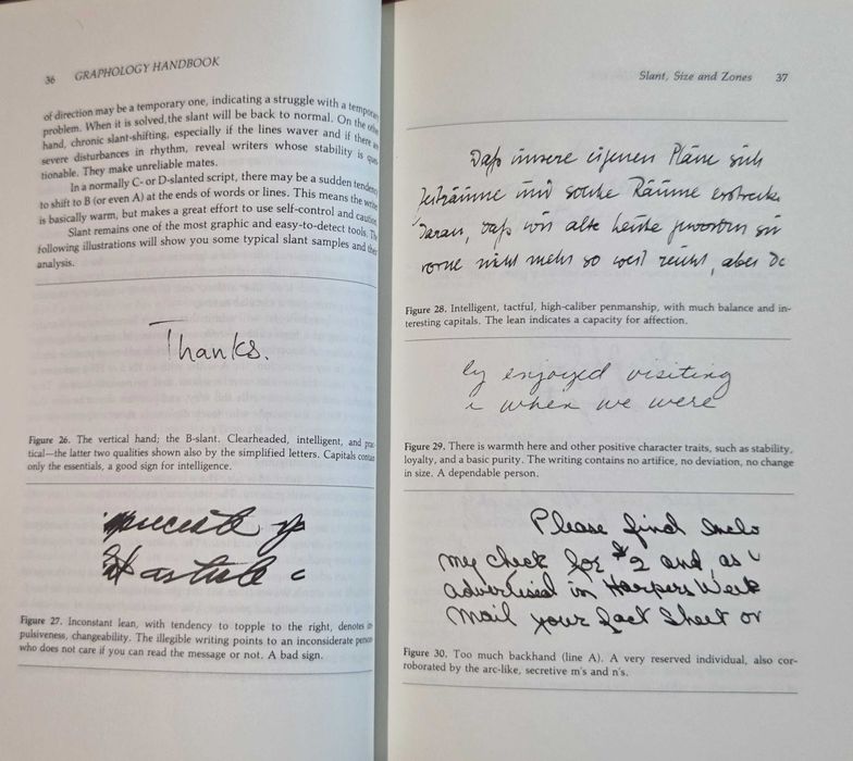 Graphology Explained & Graphology Handbook