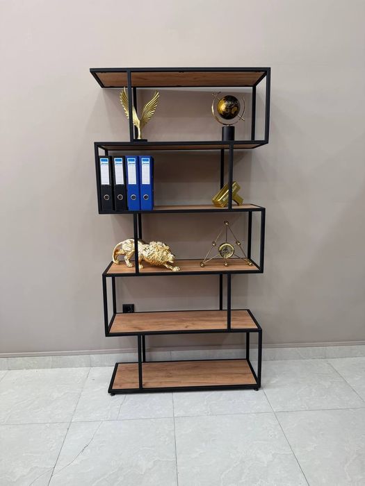 Стеллаж Книжный полка Stellaj Kitob Javon Loft Лофт Стеллажи