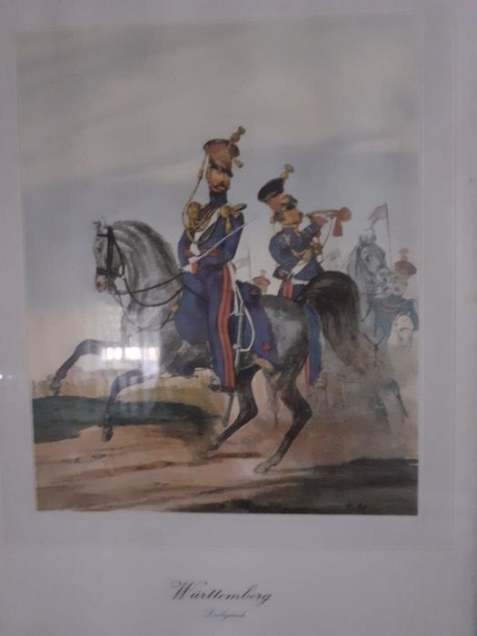 Lot 4 litografi vechi ,Germania