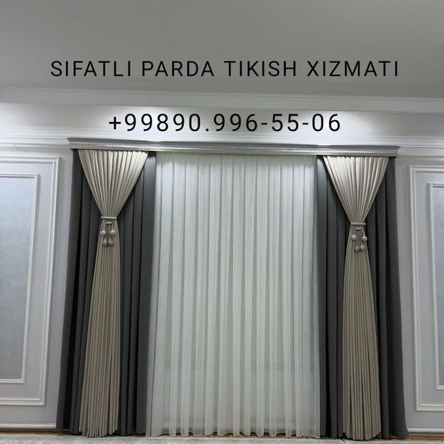 Sifatli parda tikish xizmati 20.000 dan 100.000 gacha