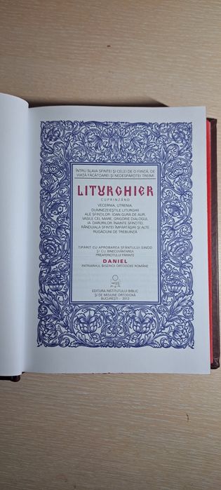 Liturghier legat în piele
