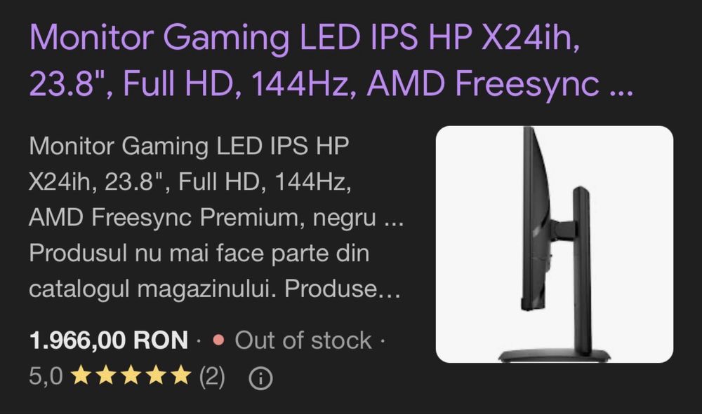 monitor gaming led ips hp