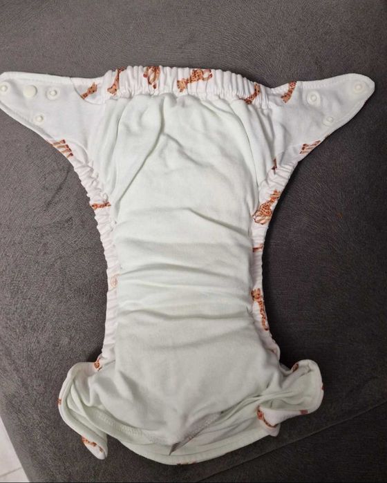 Set 8 scutece textile Baba+Boo, Happy Flute, Charlie Banana