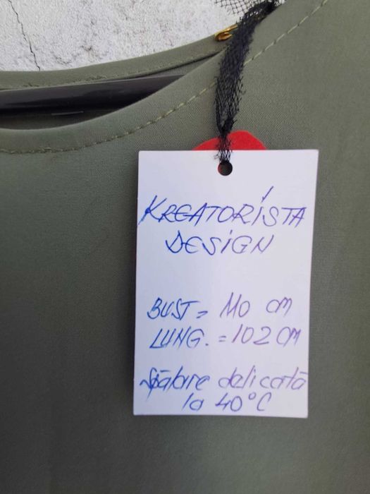 Rochie unicat, pictată manual