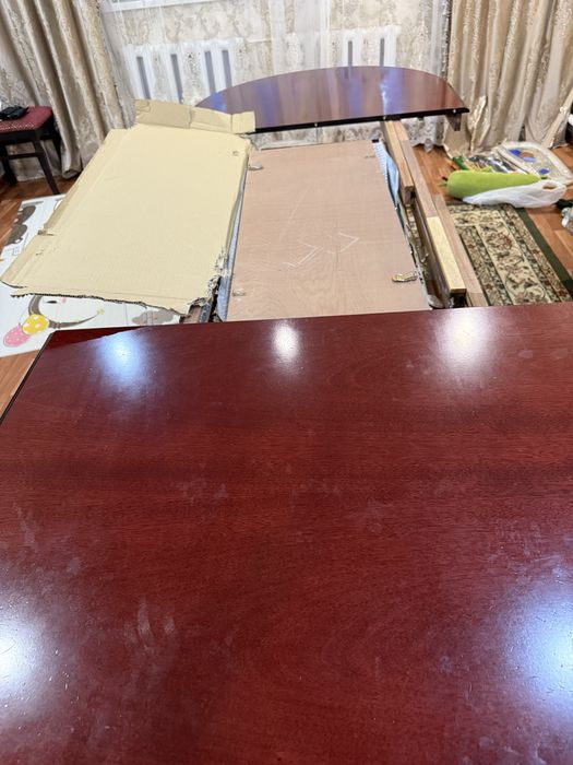 Раздвижной стол + 6 стульев