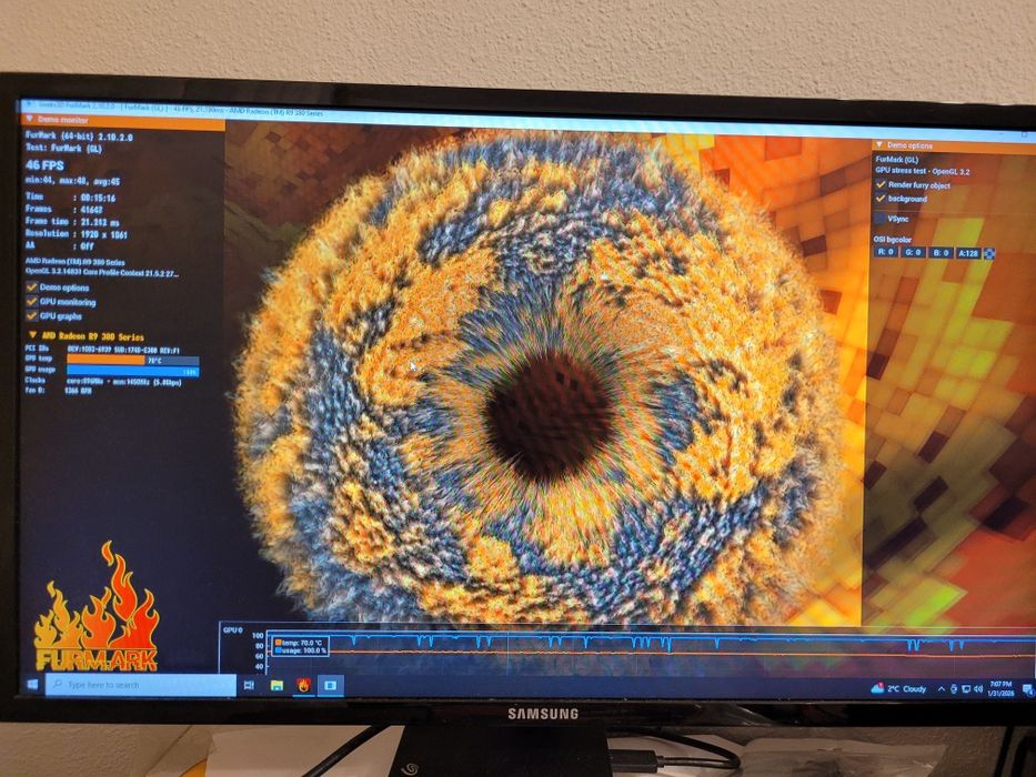 Placa video VGA SAPPHIRE Nitro R9 -380 Series,4 Gb GDDR5,Bus 256 bit.