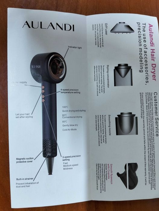 фен для волос AULANDI