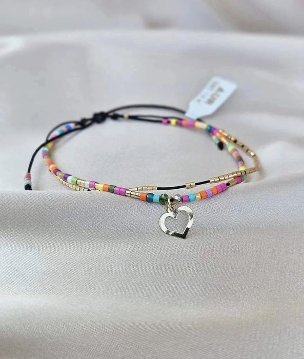 Bratari de picior cu pandantiv din aur 14k
