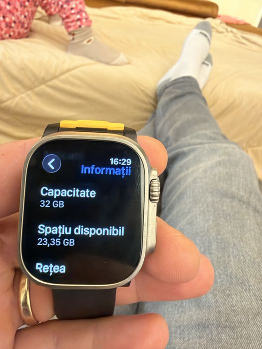 Vând Apple Watch Ultra – Stare Excelentă, Baterie 92%