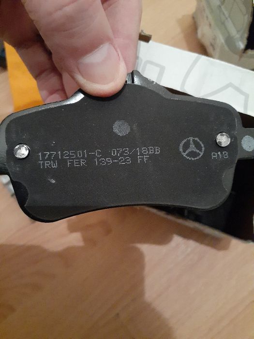 Колодки тормозные мерседес X166 GL W166 ML