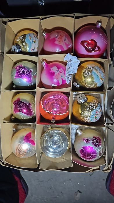 Елочные игрушки бусы