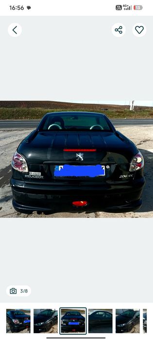 PEUGEOT 206 CC
