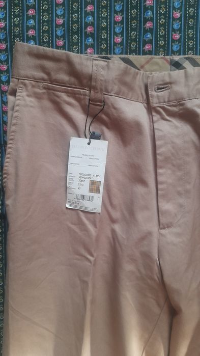 Pantaloni Burberry 40 noi bumbac