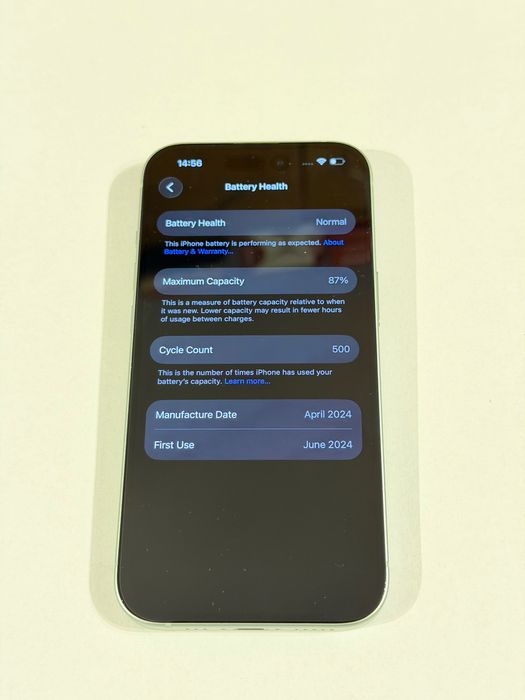 Vand Iphone 15(Simplu) verde