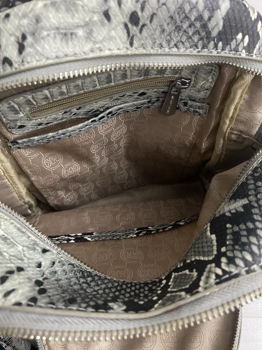 Рюкзак Michael Kors Rhea Python Embossed