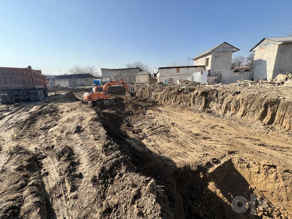 Экскаватор хизмати. Услуги экскаватора, разработка грунта котлована.