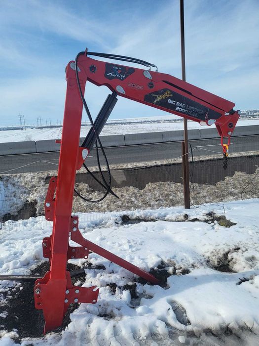Macara hidraulica incarcat saci azot big bag,Girafa 1200kg/2000 kg