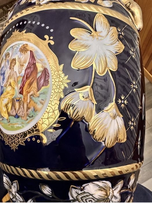 Ваза китайская 4-шт. Мадонна 24к ручная работа