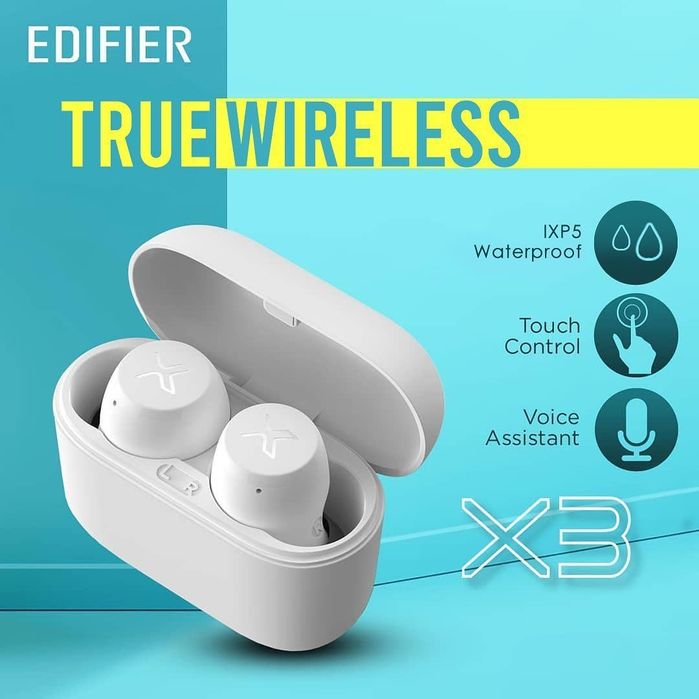 Edifier X3 /Bluetooth в чёрном цвете Беспроводные Наушники/Затычки