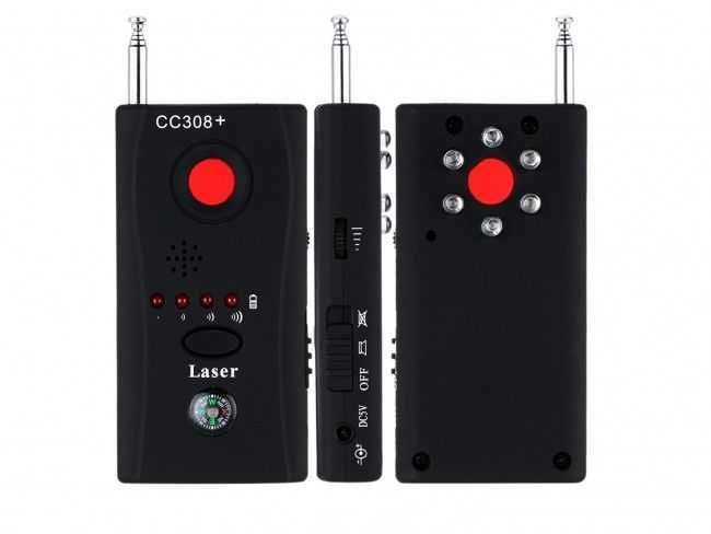 Детектор за откриване на подслушвателни устройства и скрити камери.