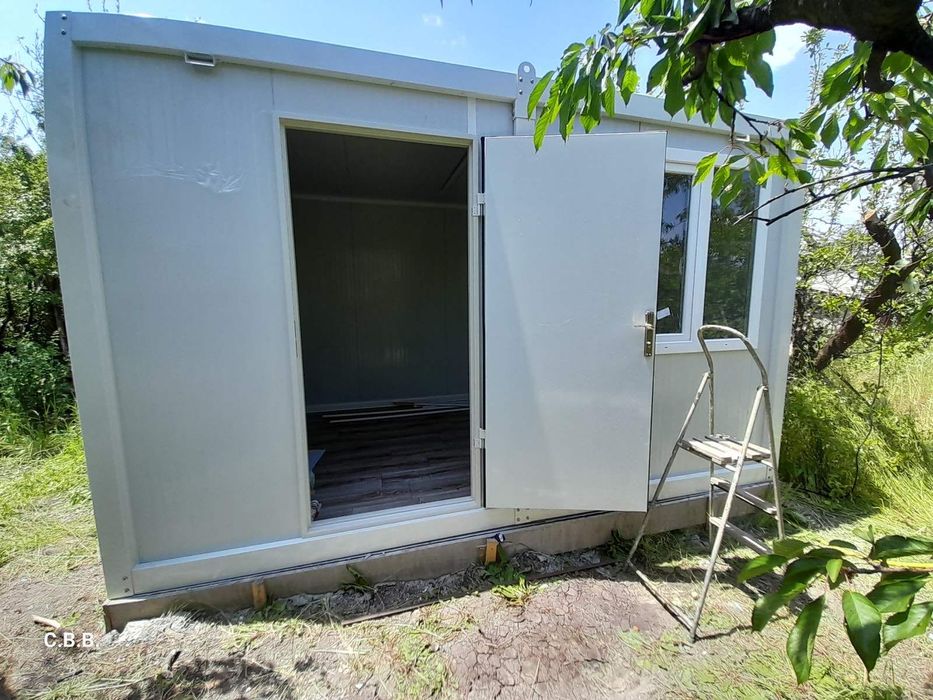 Офис фургон Контейнер Бутка Павилион Сглобяеми на място Налични