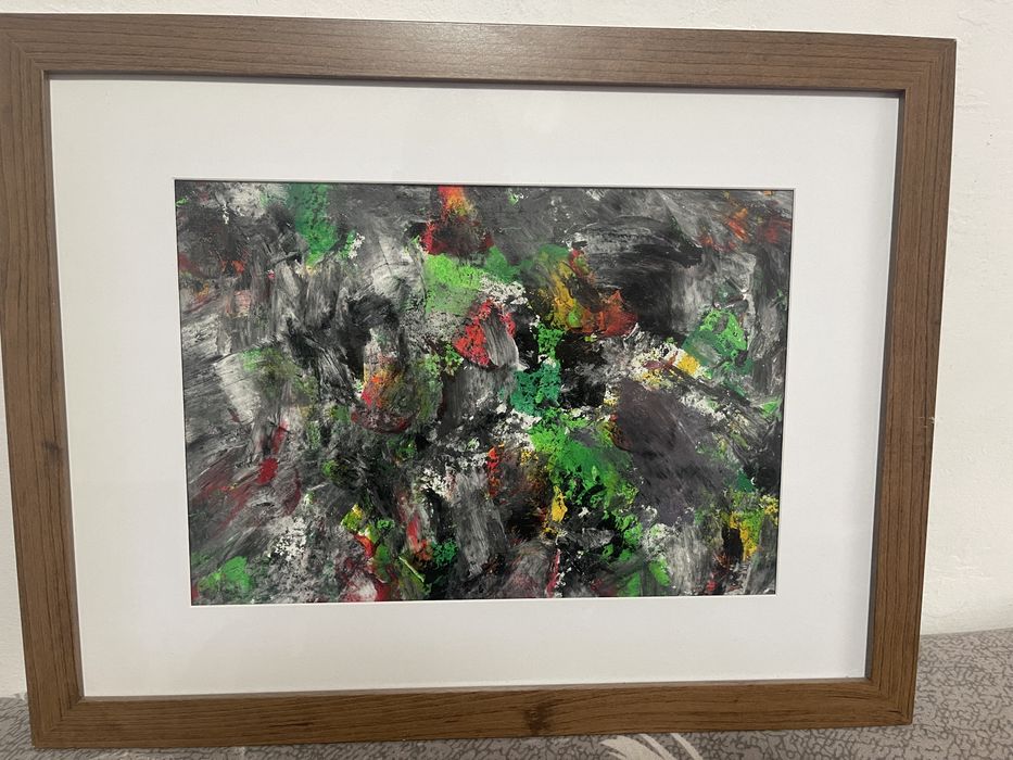 Tablou Abstract 2009/ pictat manual ,30/40