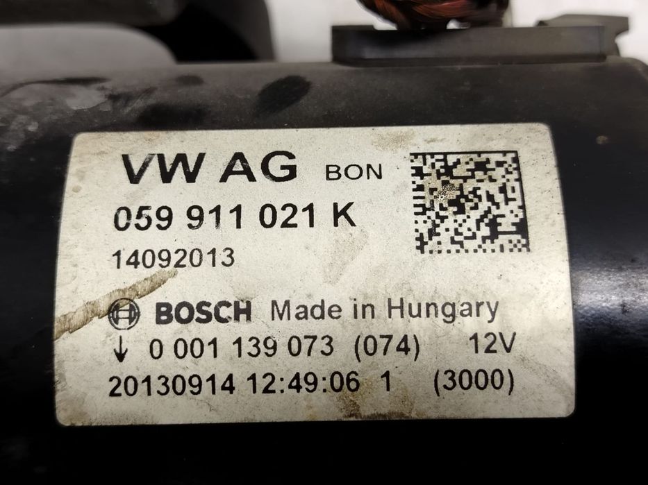 Electromotor 3.0 bi-tdi CGQB 059911021k Volkswagen VW Touareg generat