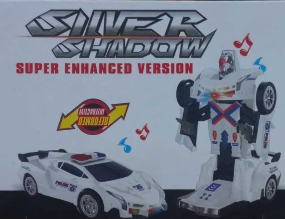 Полицейски трансформер – Бяла кола