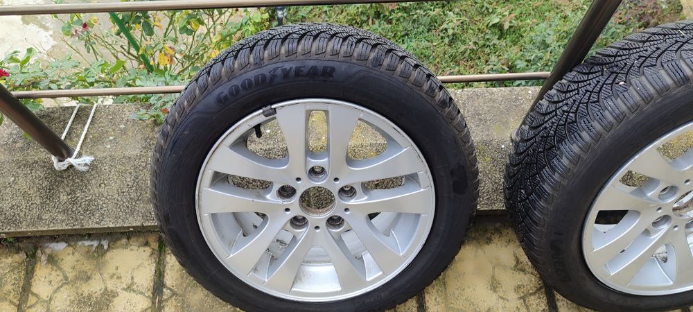 16-ки Джанти с зимни гуми 5х120 централен отвор  72.6