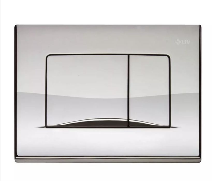 Clapeta de actionare Liv Aplite Duo crom lucios