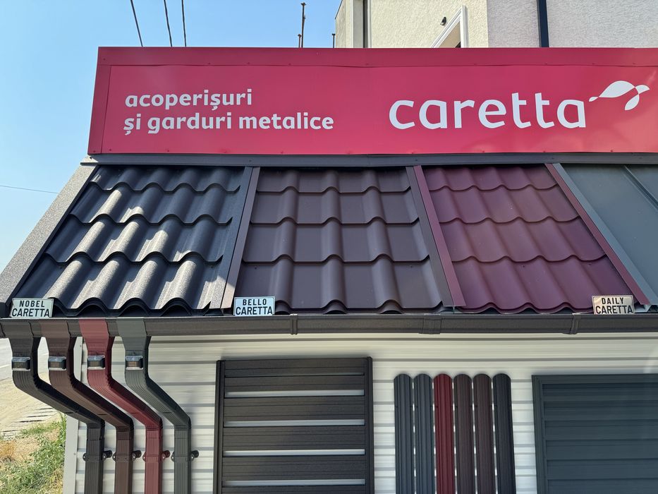 PROMOTIE - Tigla metalica model BELLO - 36.50 lei/mp-8017 MAT 0,50mm