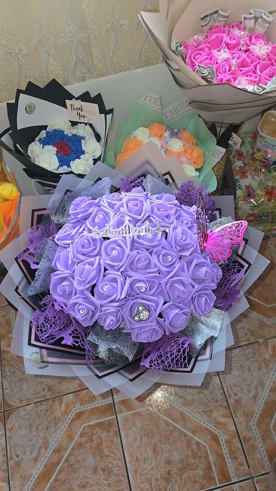 Cadou unic mov cu coronița