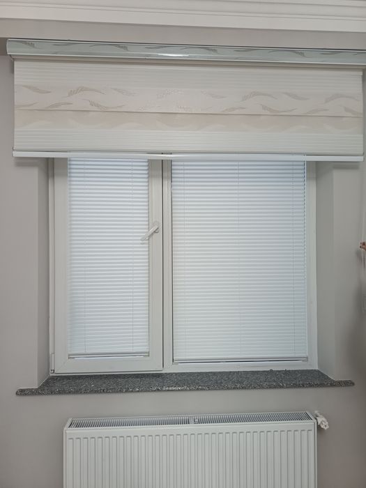 Плисе комбо жалюзи пардалари