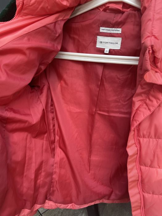 Дамско яке Tom Tailor, XS, цвят корал