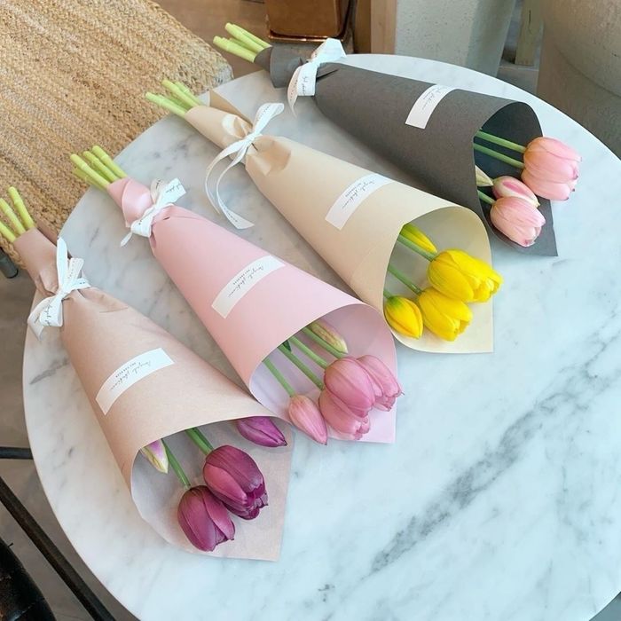 Букеты из тюльпанов