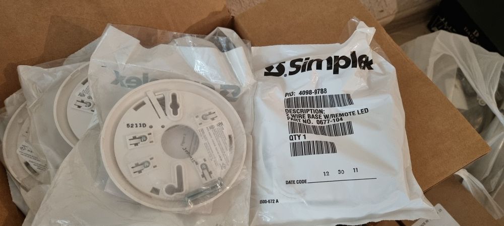 Извещатель пожарный дымовой оптический безадресный - Simplex