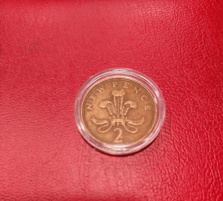 монета Англия 2 New Pence 1971г