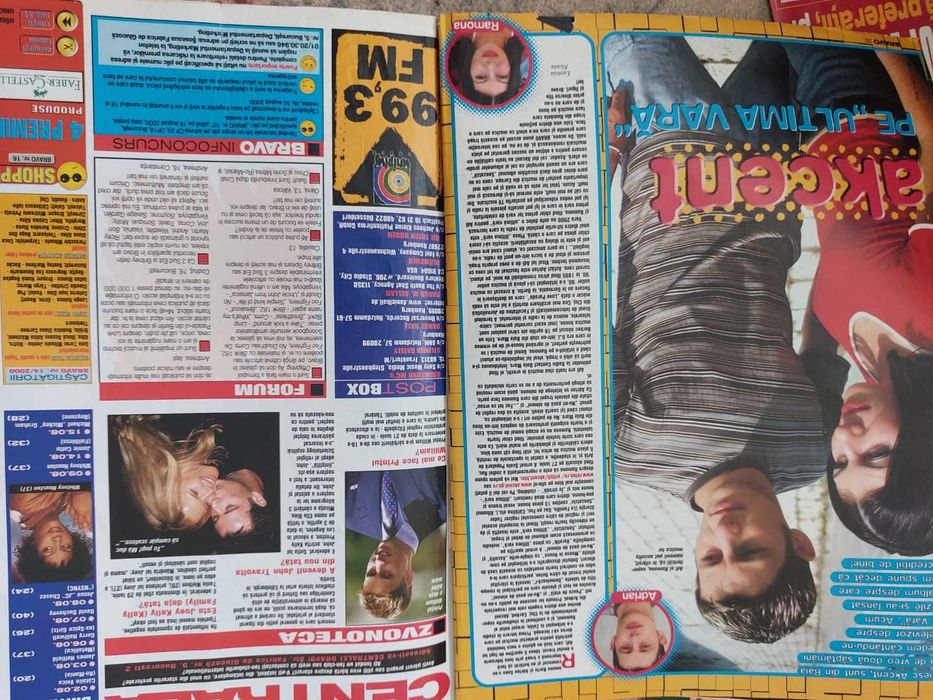 Revista Bravo cu Jojo pe coperta 2002