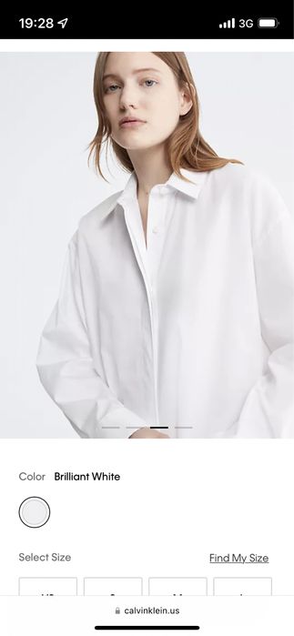 Calvin Klein платье рубашка