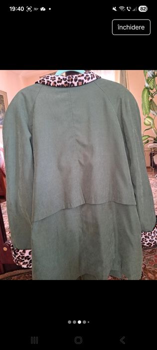 Jachetă damă  de primăvară,  Verde( 4XL)