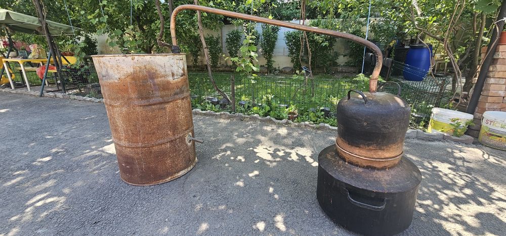 Vand cazan tuica din cupru