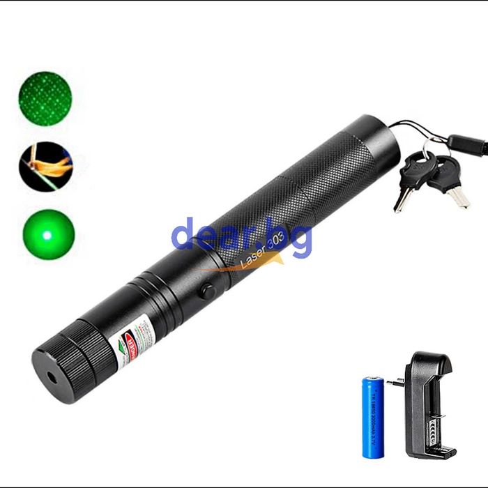 Зелен лазер Green Laser Pointer 303