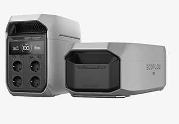 Комплект Портативная зарядная станция Ecoflow DELTA 3 + Extra Battery