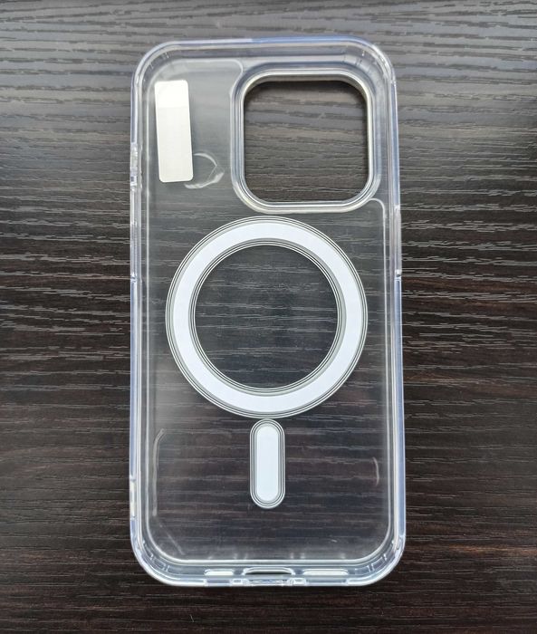IPhone 15 pro - Прозрачен калъф гръб кейс/MagSave clear case за iPhone