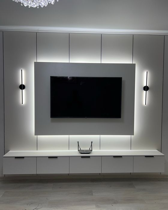 ТВ зона Астана от 120 тыс. Зеркало. Мебель.Tv zona/zerkalo/mebel
